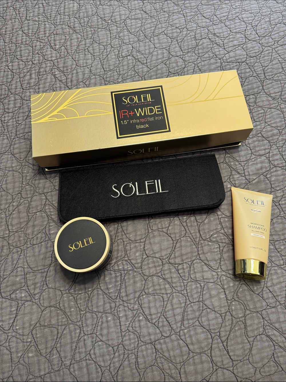 Soleil IR+ WIDE 1.5" Infrared Flat Iron – Black